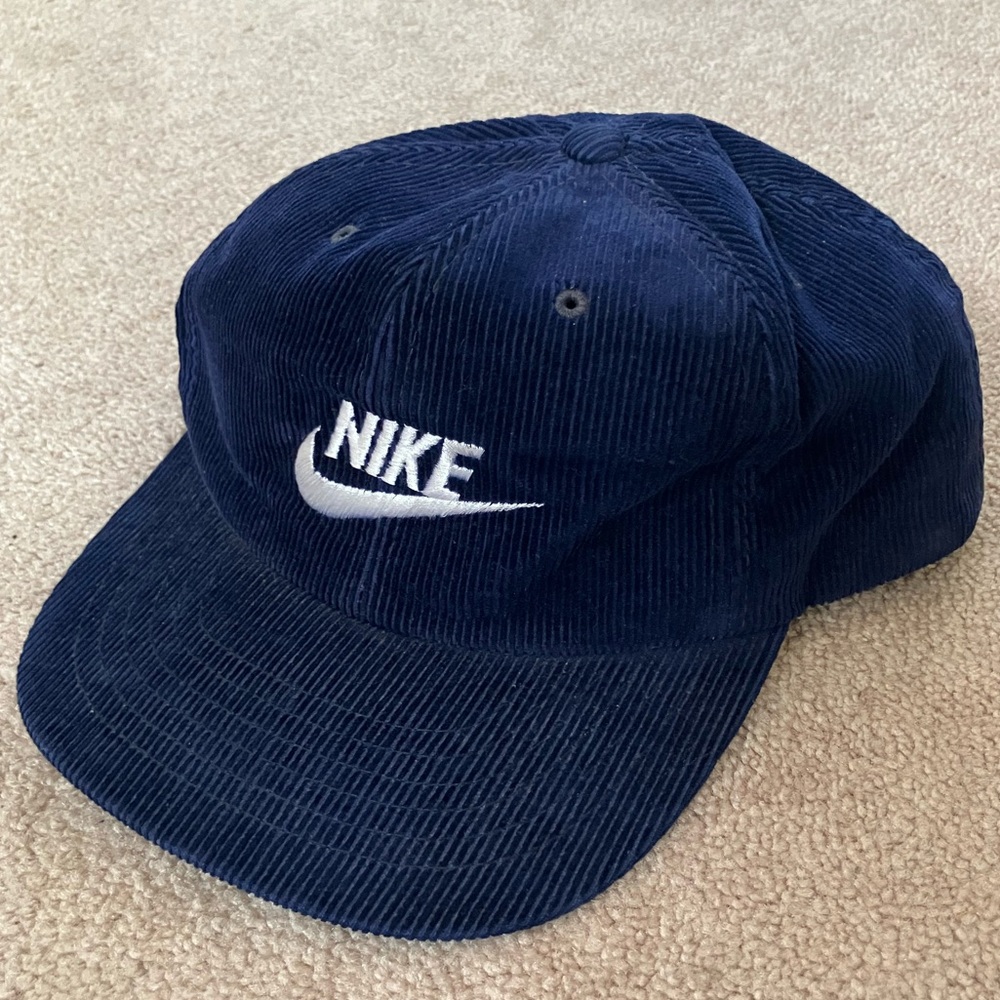 Vtg Nike Corduroy Hat
